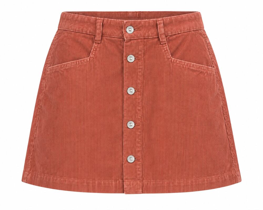 Free People Ray Cord Mini Skirt NWT Size 10 Rust Corduroy Boho Western Retro